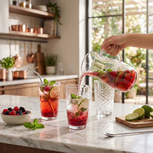 Szklanka glit long drink 395ml 6szt.