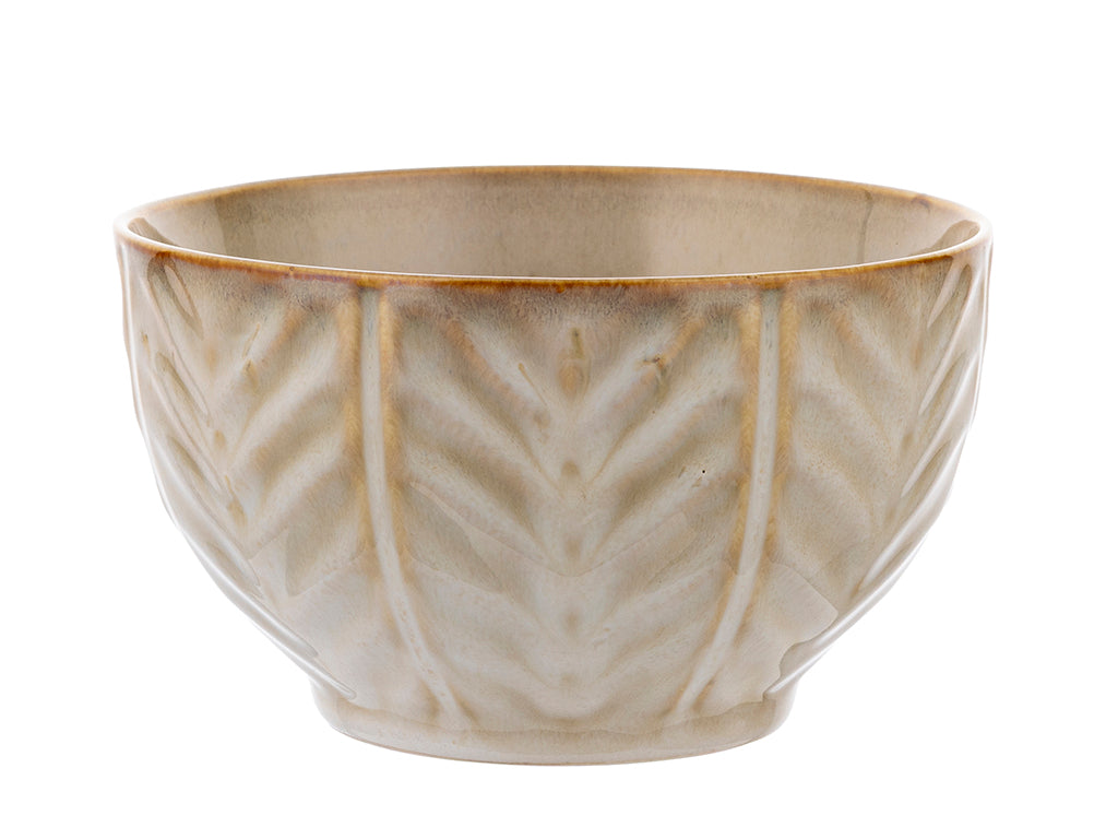Salaterka lehti beige 14cm