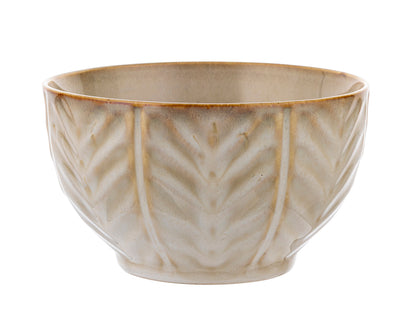 Salaterka lehti beige 14cm