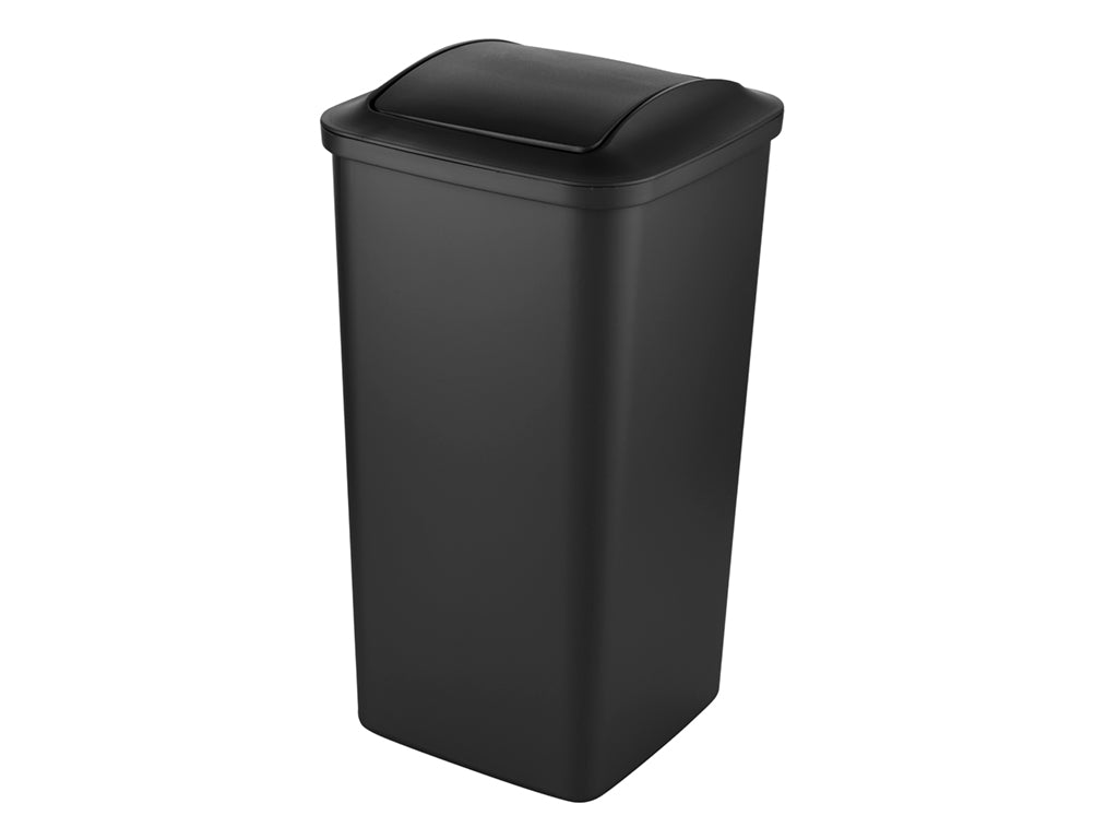 Kosz na śmieci plastikowy jollie czarny 24l