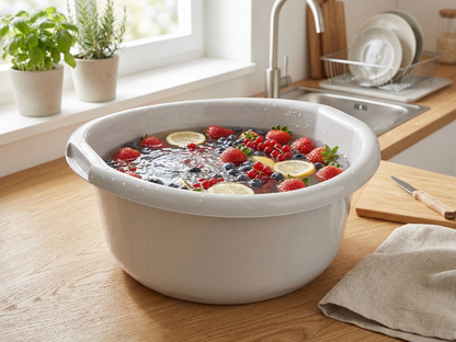 Miska plastikowa z uszami 11l beżowa