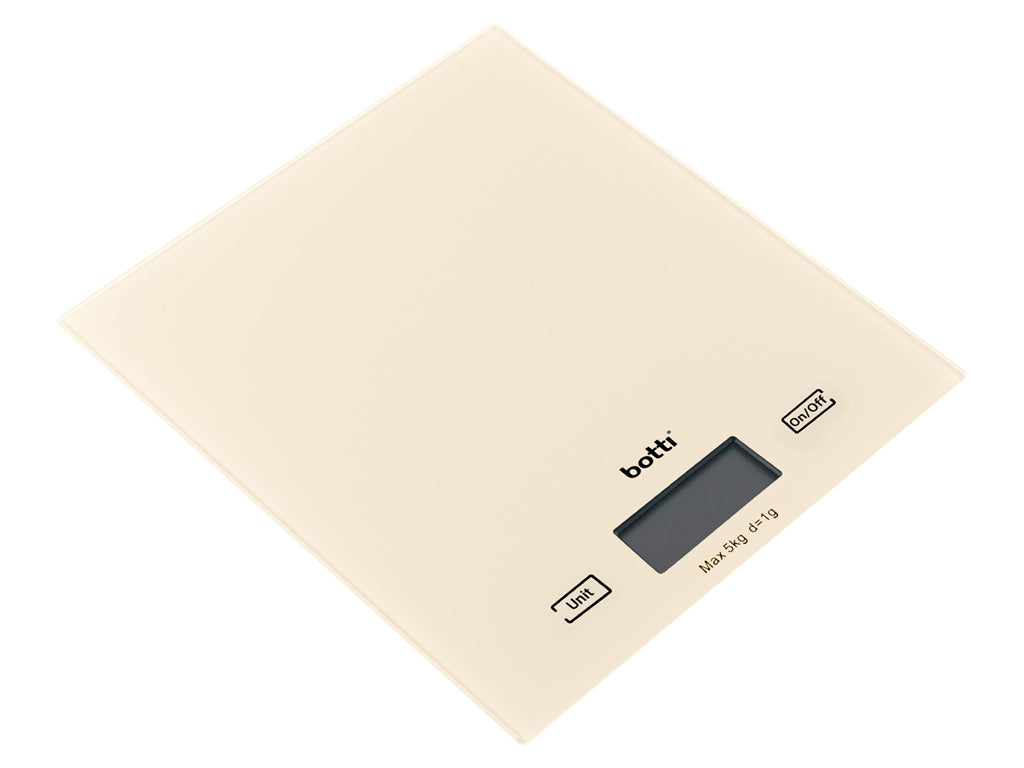 WAGA KUCHENNA ELEKTRONICZNA MONO BEŻOWA -BOTTI PT-893