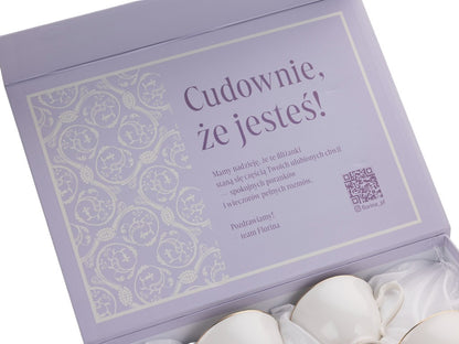Filiżanki porcelanowe Florina Liric 220 ml  6/12