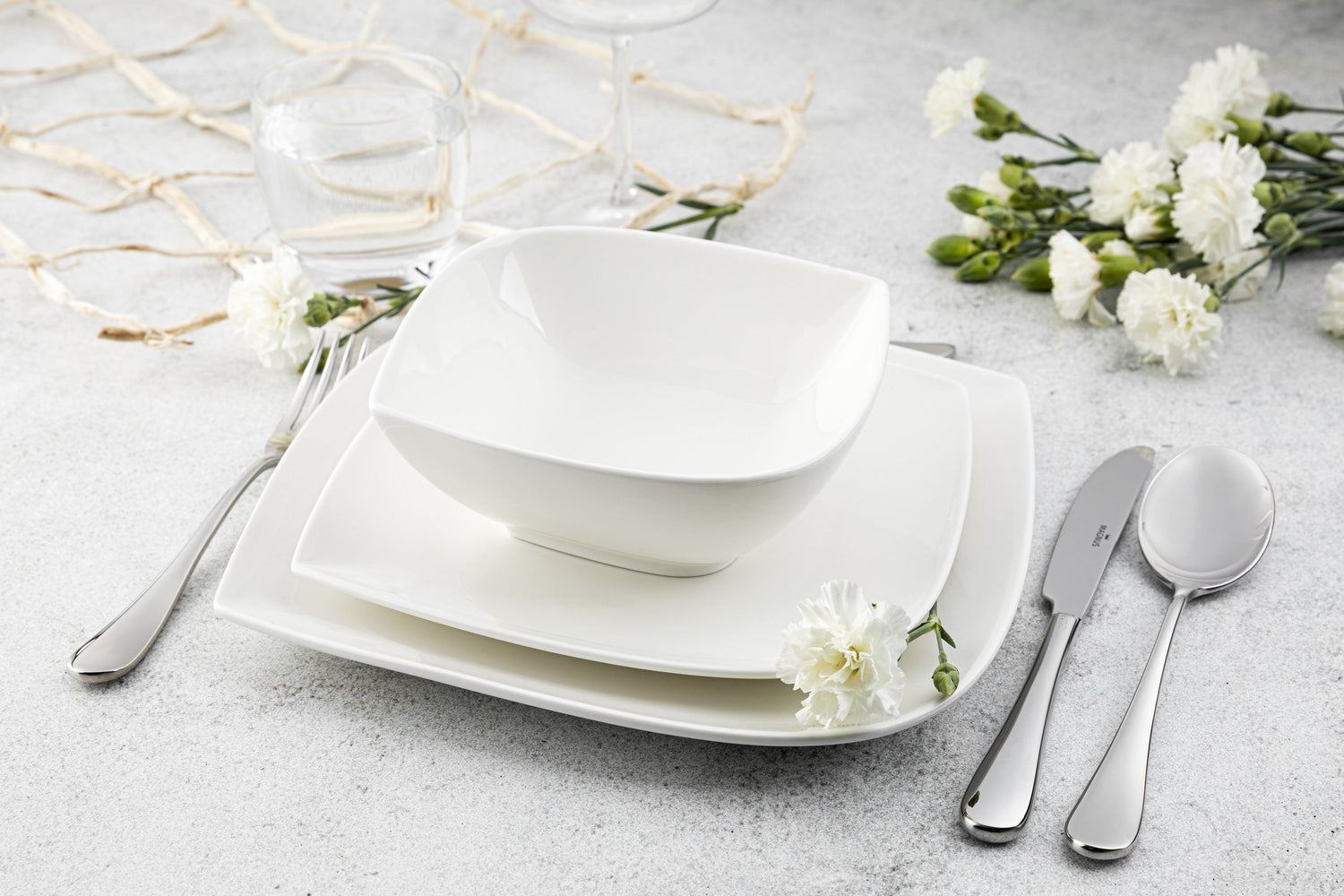 Talerz śniadaniowy Florina Moss 21,5 cm porcelana