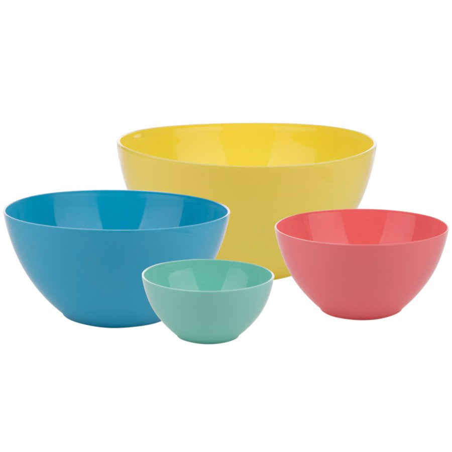 Miski 500ml+1,3l+3l+5,2l kpl 4 szt mix kolorów