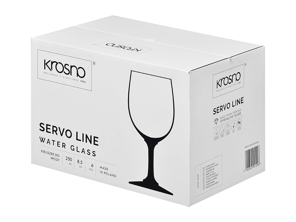 Kieliszki do wody servoline 250ml 6szt kro km-3729-0250