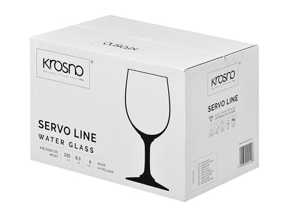 Kieliszki do wody servoline 250ml 6szt kro km-3729-0250