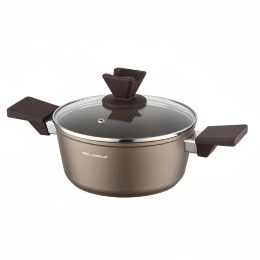 GARNEK ALUMINIOWY ASTON 22CM 3L Z/P MG
