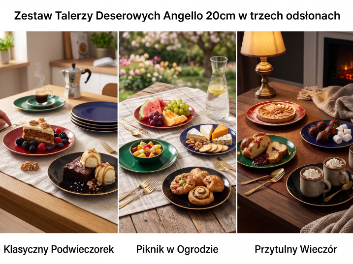 Talerz deserowy angello 20cm