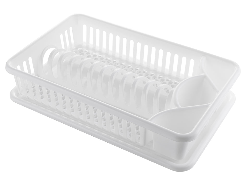 Suszarka do naczyń plastikowa lux biała