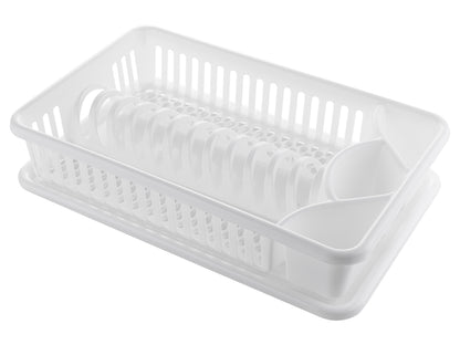 Suszarka do naczyń plastikowa lux biała