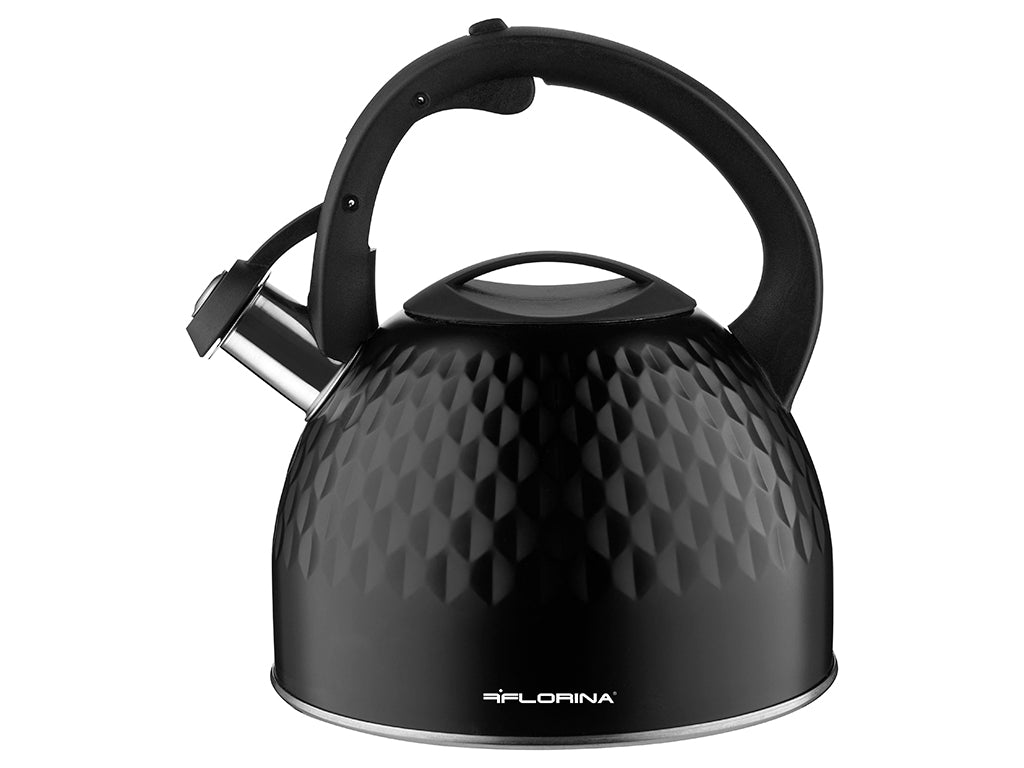 Czajnik nierdzewny small diamond 2,5l czarny