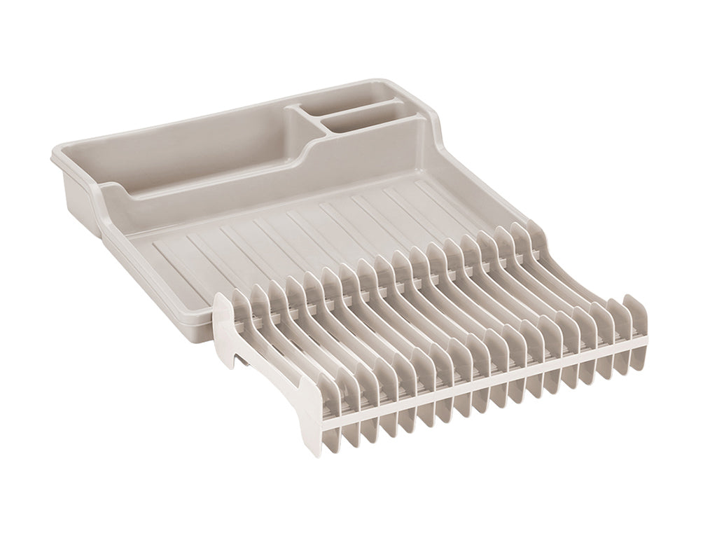 Ociekacz do naczyń plastikowy binio 35,5x30,7x6,7cm beżowy