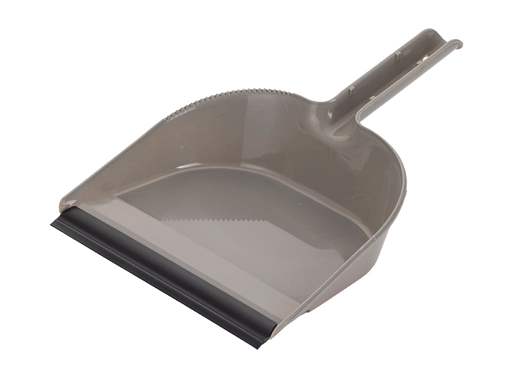 Szufelka na kij plastikowa lux jasny szary