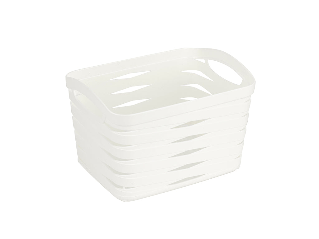 Koszyk plastikowy linea 16x12x11cm 1,5l kremowy