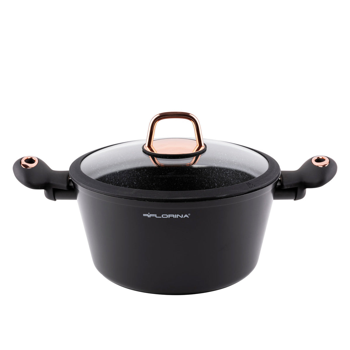 Garnek aluminiowy rose 24cm 4,1l z/p