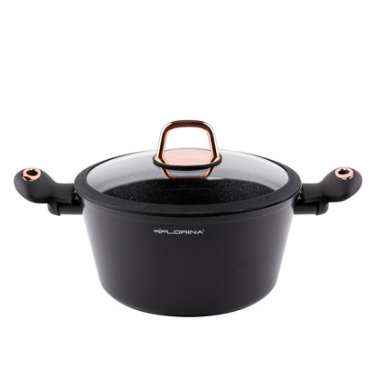Garnek aluminiowy rose 24cm 4,1l z/p