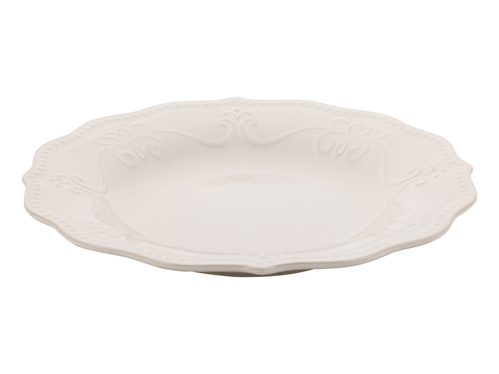 TALERZ RUSTIC WHITE 26,5CM