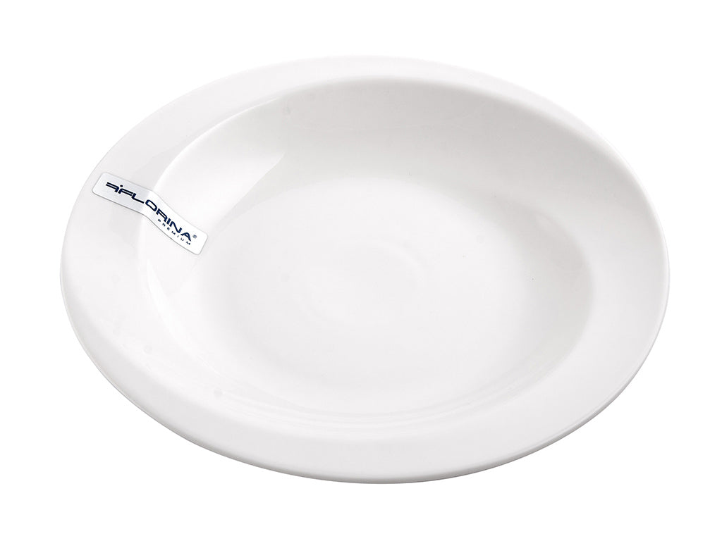 Talerz głęboki Florina Oslo 23 cm porcelana jasne ecru do zupy i makaronu