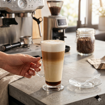 Kubek szklany boston caffe latte 310ml