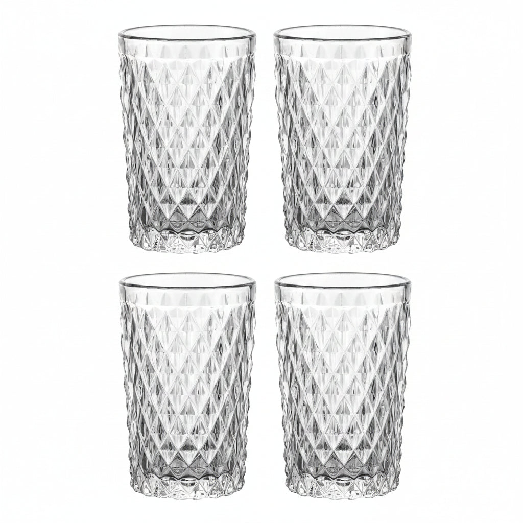 Zestaw 4 szklanek long drink Florina Cristal 340 ml