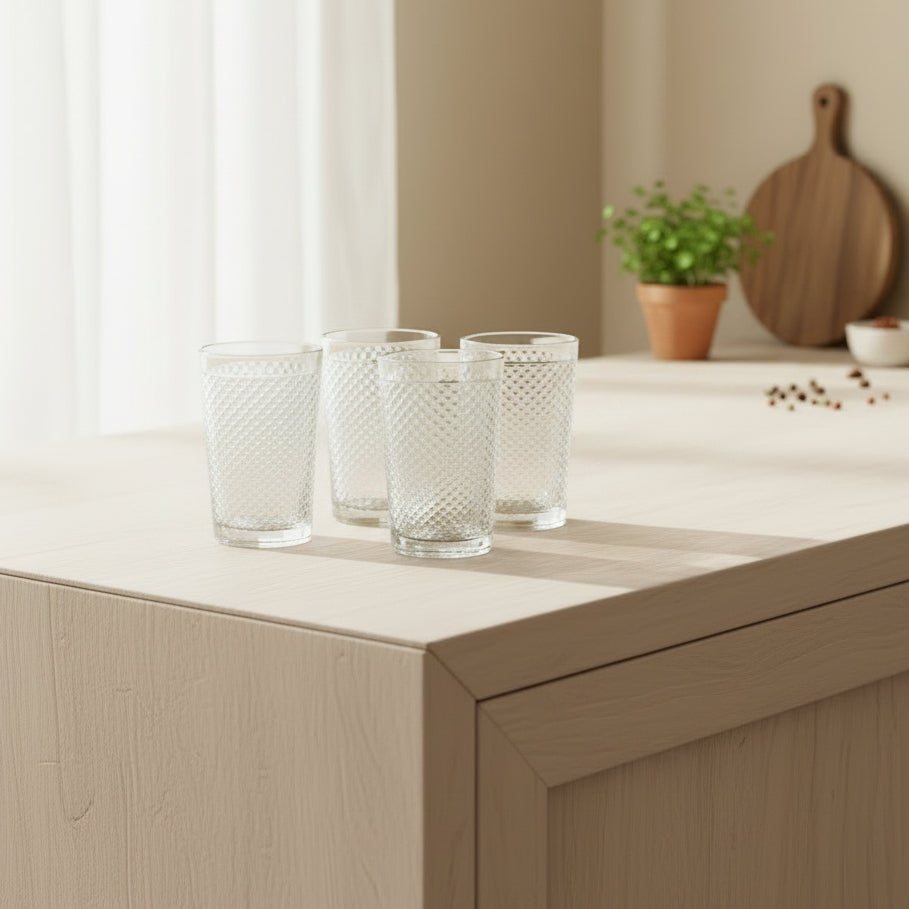 Zestaw 4 szklanek long drink Florina Alexis 340 ml