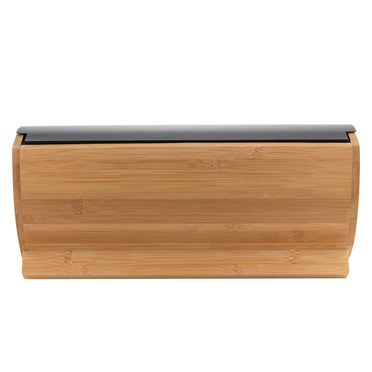 Zestaw 4 elementowy elegant chlebak 35x25x15,5 cm w zestawie z 3 pojemnikami na artykuły sypkie czarny pl