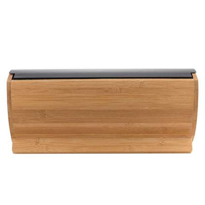 Zestaw 4 elementowy elegant chlebak 35x25x15,5 cm w zestawie z 3 pojemnikami na artykuły sypkie czarny pl