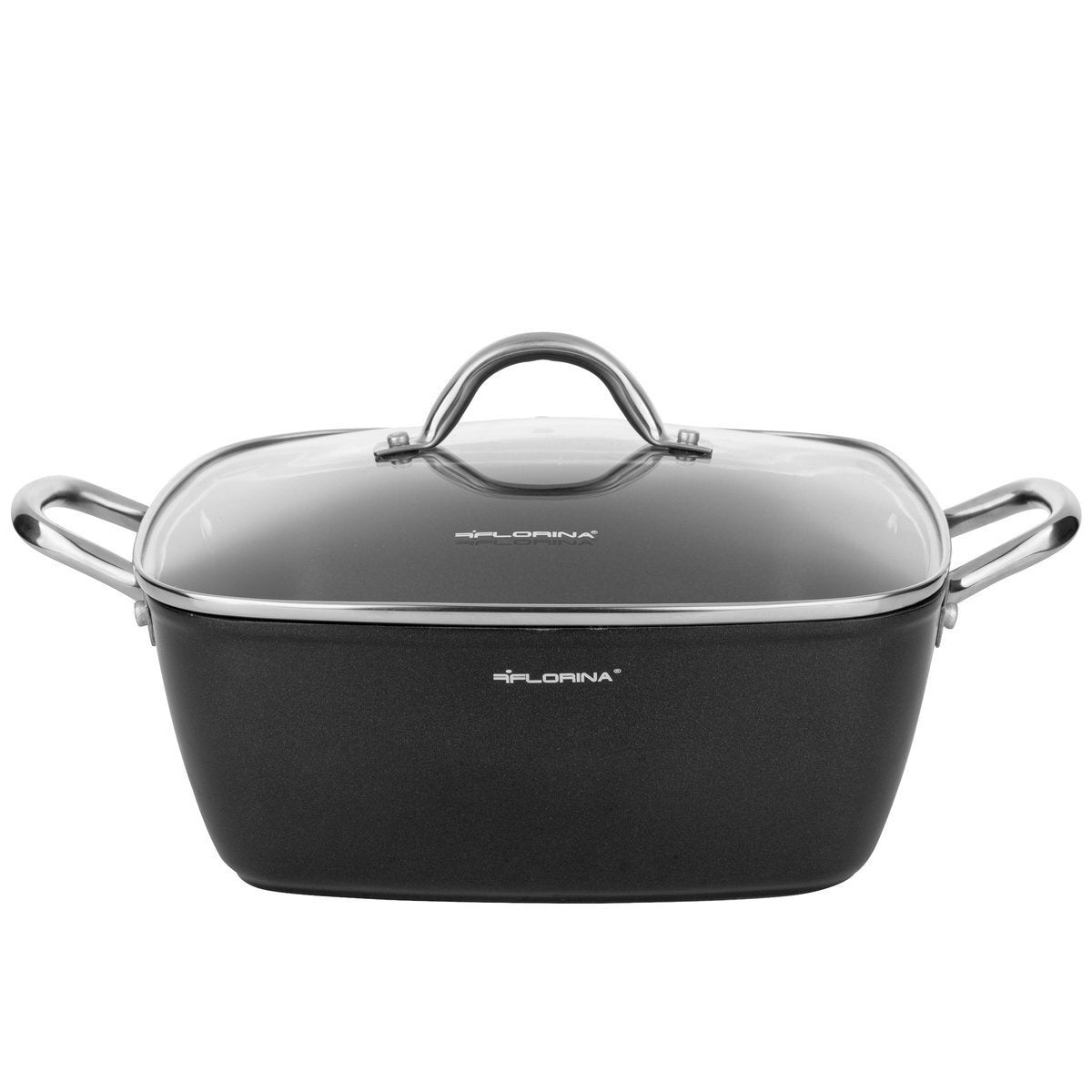 Garnek aluminiowy kwadratowy nelio 28cm 6,1l z/p