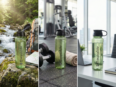 Butelka plastikowa viveiro 700ml green