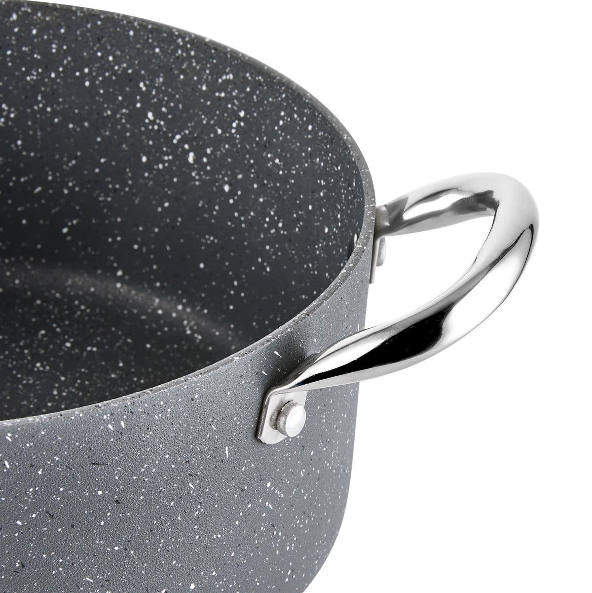 Garnek aluminiowy onyx 24cm 4,8l z/p