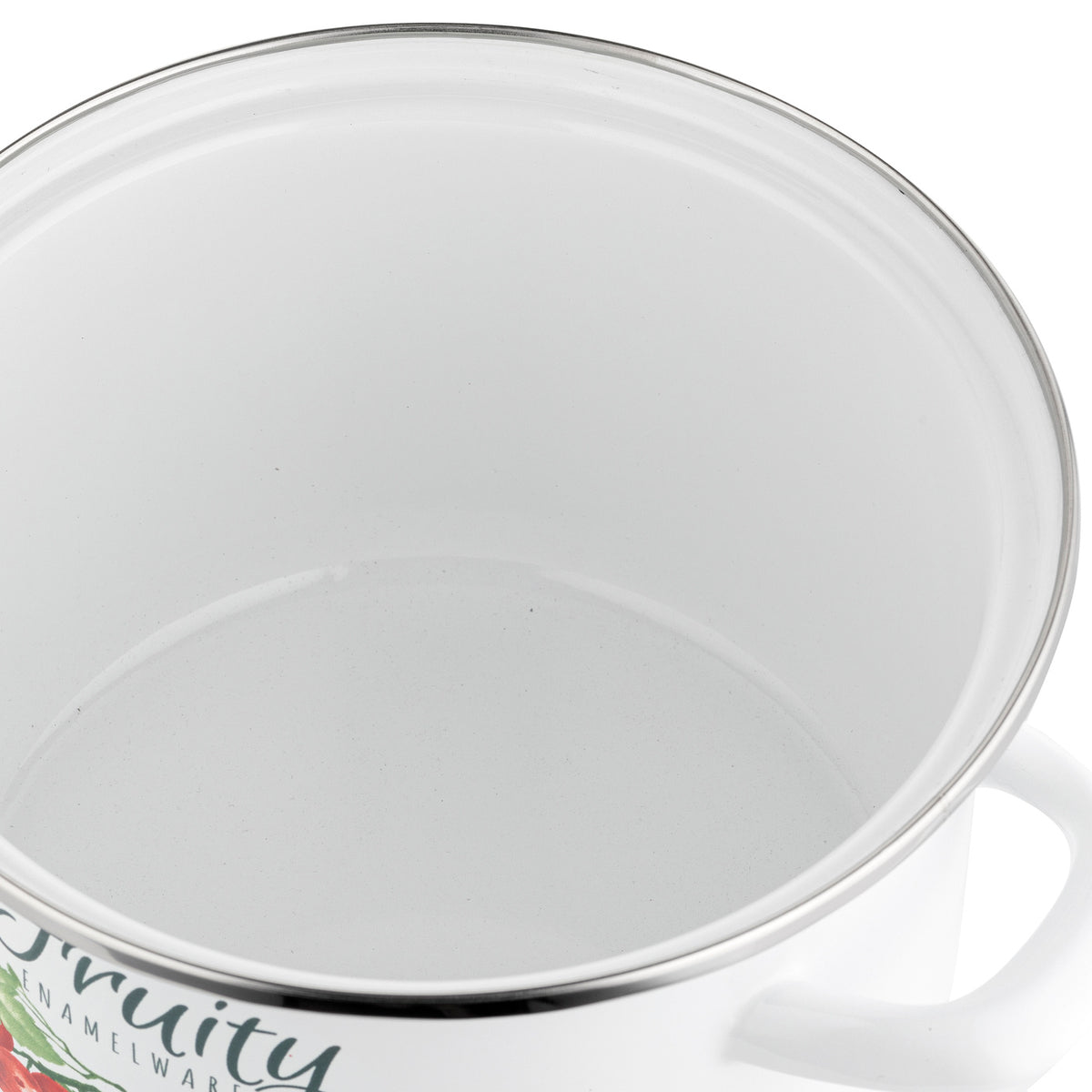 Garnek emaliowany prosty kalina 16cm 2l z/p v.2