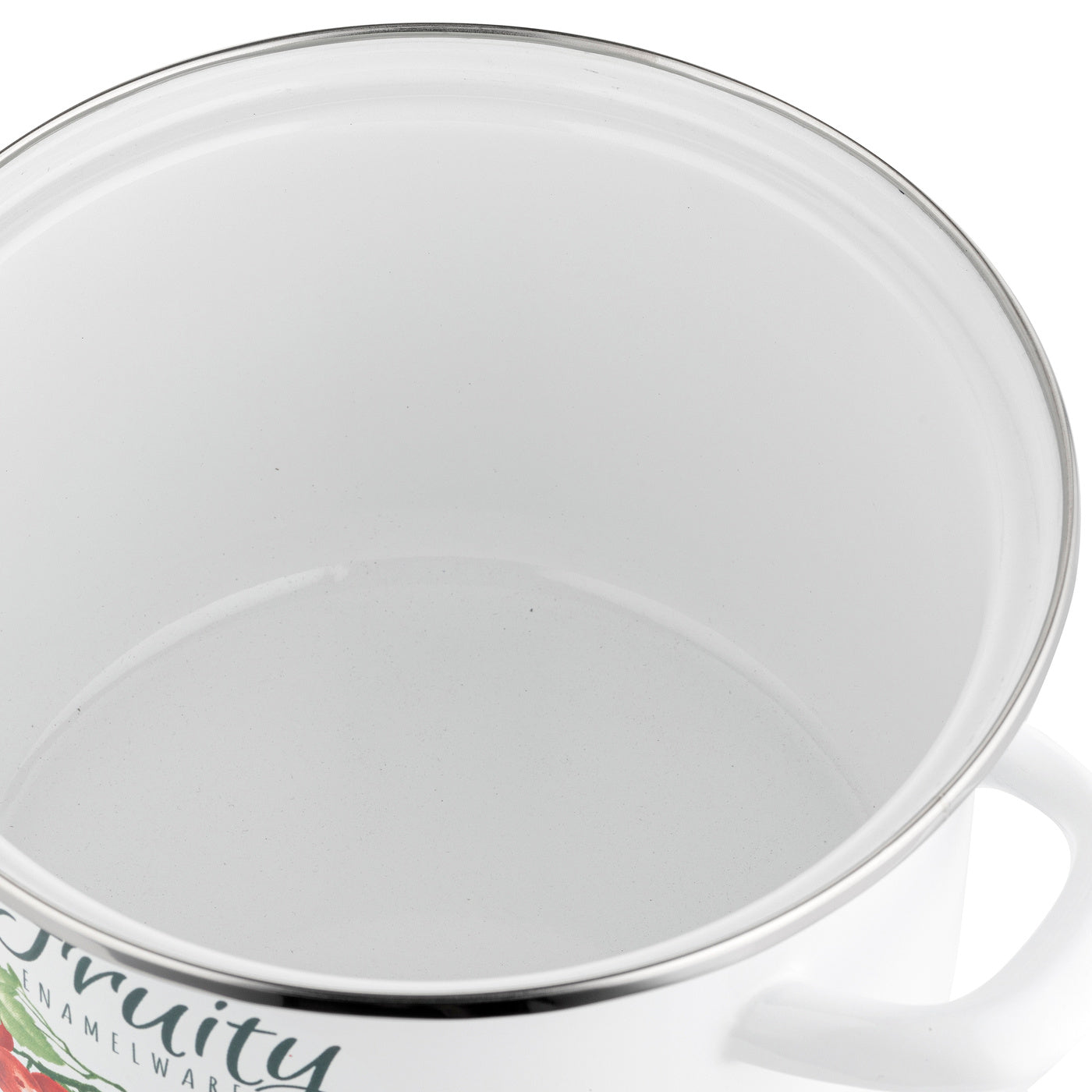 Garnek emaliowany prosty kalina 16cm 2l z/p v.2