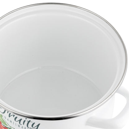 Garnek emaliowany prosty kalina 16cm 2l z/p v.2