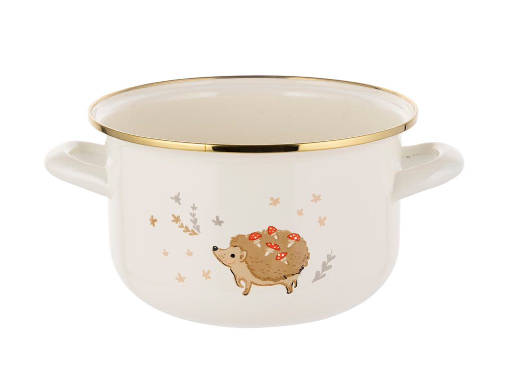 GARNEK EMALIOWANY EKO JEŻYK 18CM 2,7L