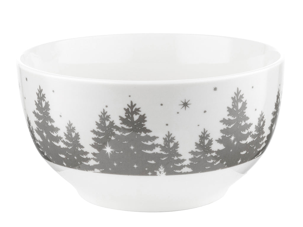 Salaterka Florina Alaska 13 cm porcelana New Bone China motyw lasu