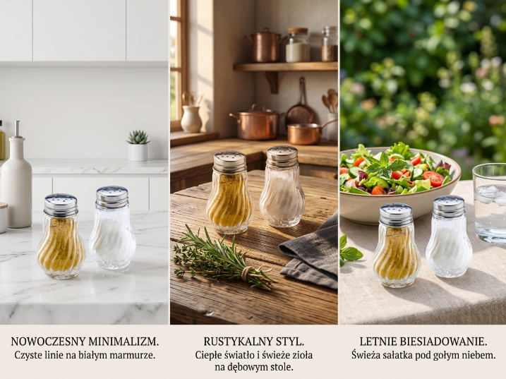 Przyprawniki szklane sapore kpl. 2szt 70ml