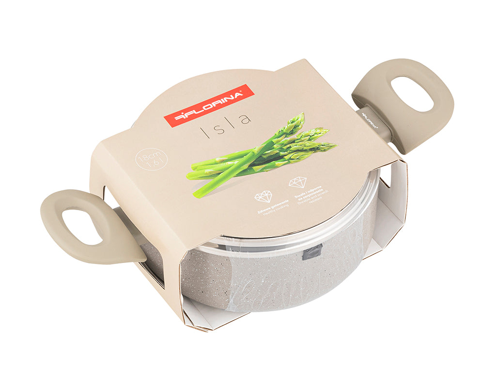 Garnek aluminiowy isla 18cm 1,6l z/p
