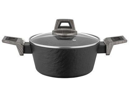 Garnek aluminiowy japandi 24cm 3,1l z/p