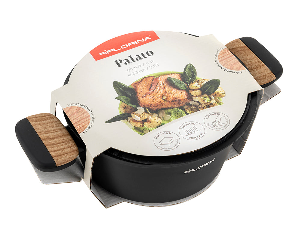 Garnek aluminiowy palato 20cm 2l z/p