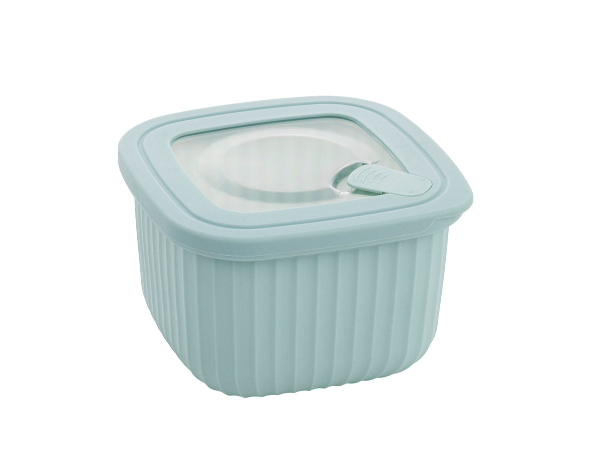 POJEMNIK PLASTIKOWY KWADRATOWY VINCENT 1,4L ZIELONY
