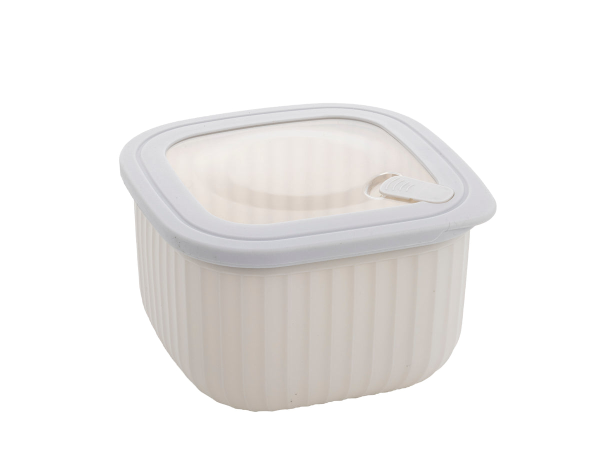 POJEMNIK PLASTIKOWY KWADRATOWY VINCENT 2,4L SZARY