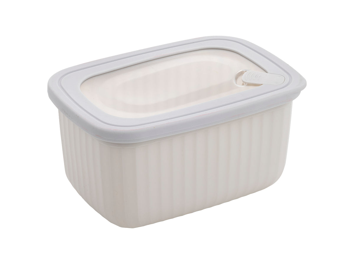 POJEMNIK PLASTIKOWY PROSTOKĄTNY VINCENT 1,4L SZARY