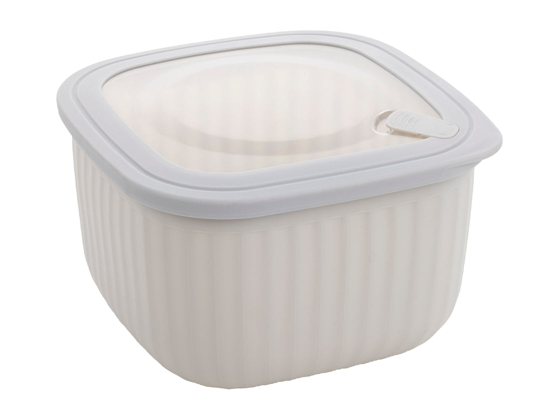 POJEMNIK PLASTIKOWY KWADRATOWY VINCENT 2,7L SZARY