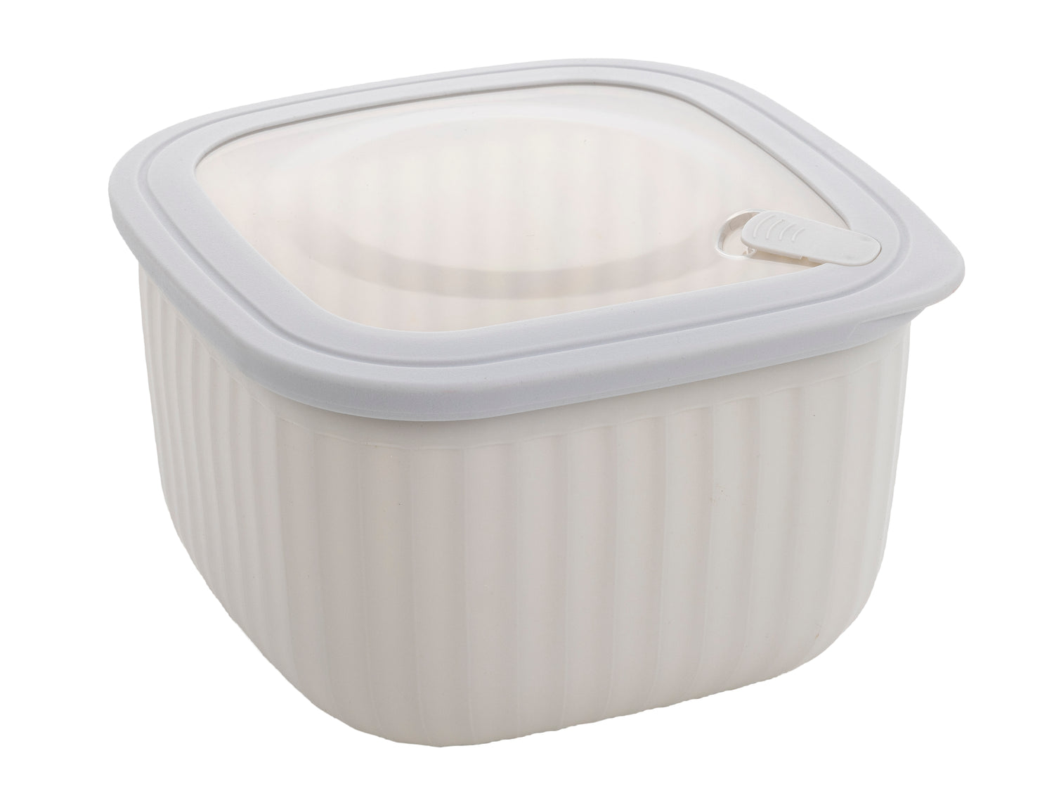 POJEMNIK PLASTIKOWY KWADRATOWY VINCENT 2,7L SZARY