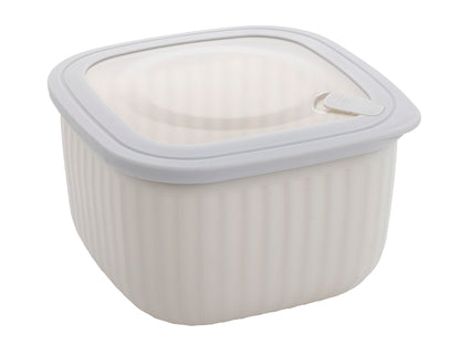 POJEMNIK PLASTIKOWY KWADRATOWY VINCENT 2,7L SZARY