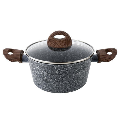Garnek aluminiowy granite 28cm 6,1l z/p