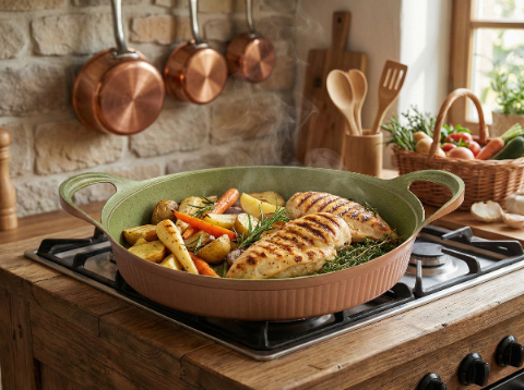 Brytfanna aluminiowa forest grill 28cm