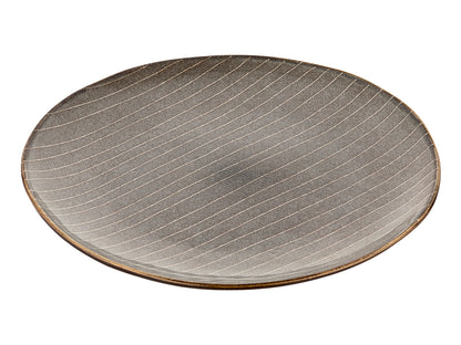 Talerz płytki stripes gray 26,5cm