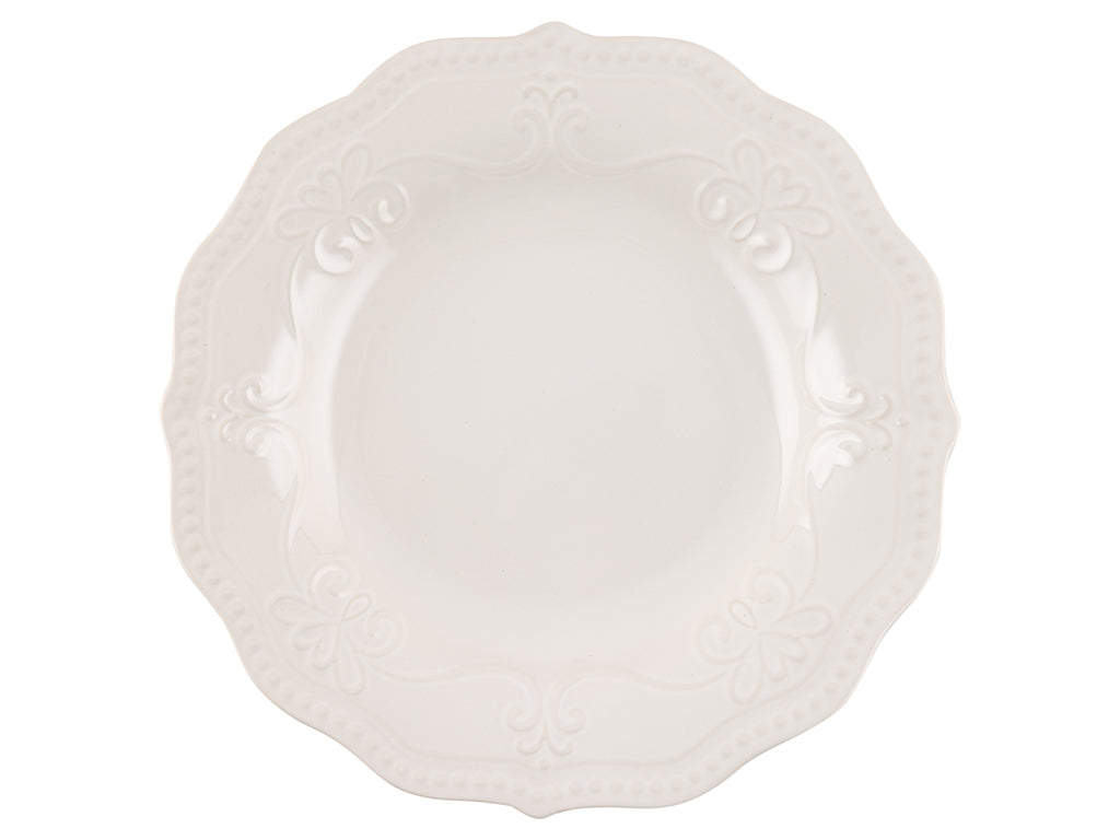 TALERZ RUSTIC WHITE 26,5CM